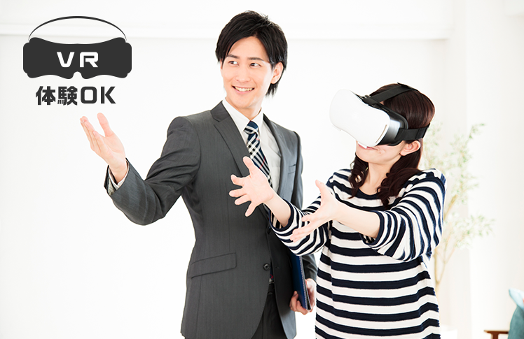 fancreeVRパッケージとは建築・不動産に特化した営業提案ツール。集客・商談・打ち合わせのどのシーンでも使い方は無限大。簡単に使いこなせる操作性と顧客の心を一気につかむ、今までに体験したことのない営業提案ツールです。